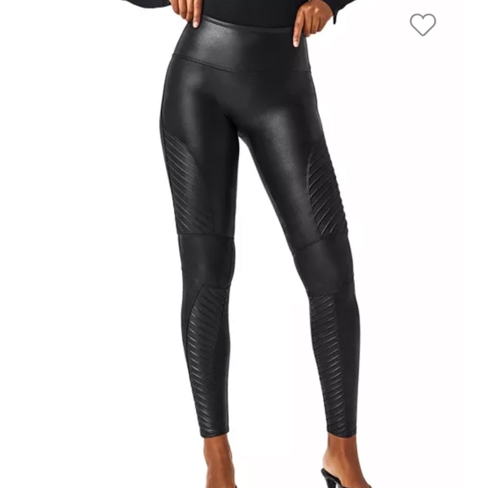 Spanx Moto leggings small